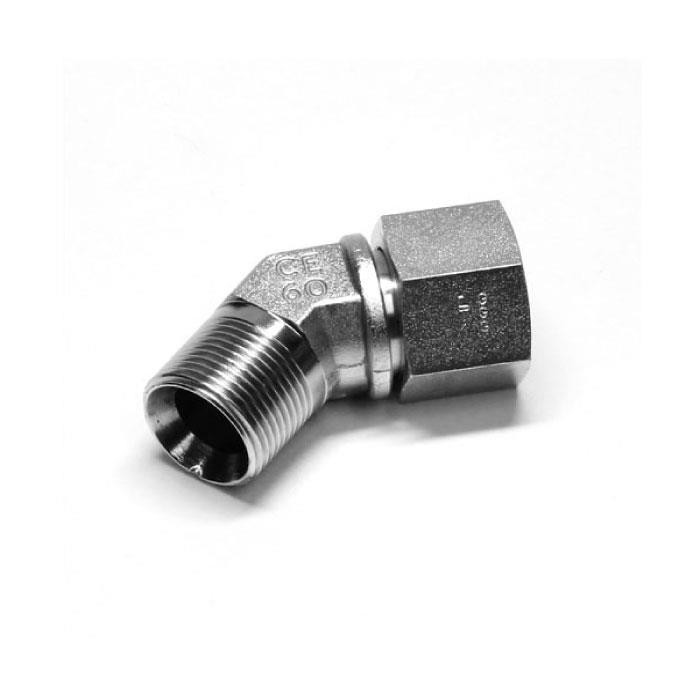 Adapteur 45° BSP mâle / femelle tournante Adapteur 45° BSP mâle / femelle tournante