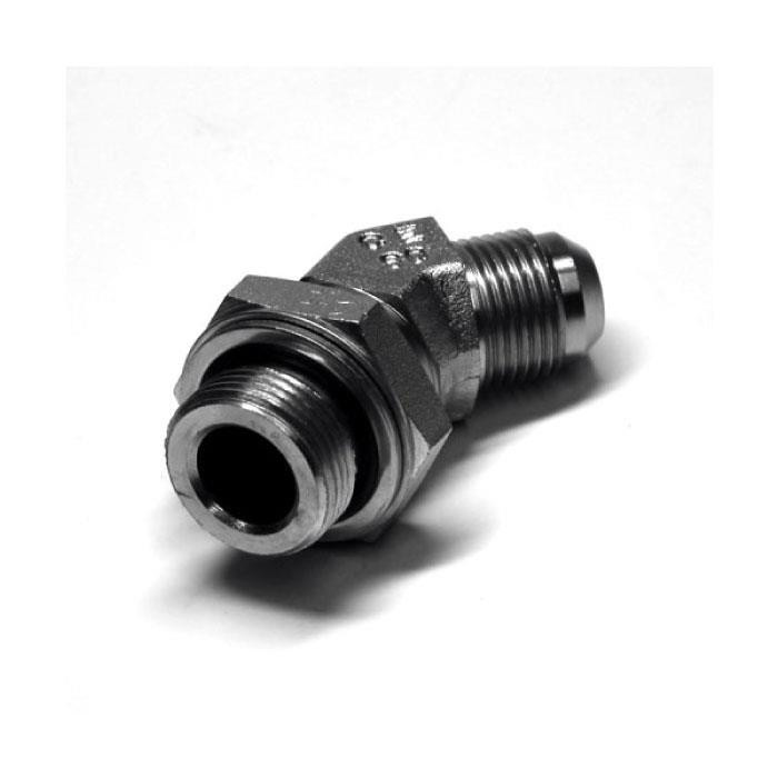 Adapteur 45° Mâle BSP-Oring / Mâle JIC Adapteur 45° Mâle BSP-Oring / Mâle JIC