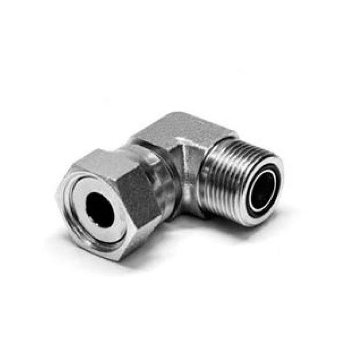 Adapteur 90° Mâle ORF - Femelle tournante ORF Adapteur 90° Mâle ORF - Femelle tournante ORF