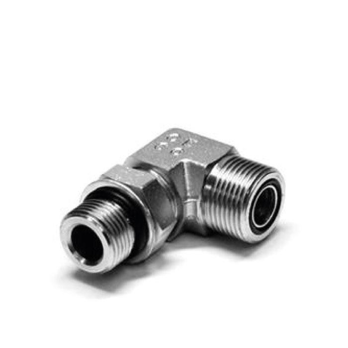 Adapteur 90° Mâle ORF - Mâle UNF Adapteur 90° Mâle ORF - Mâle UNF