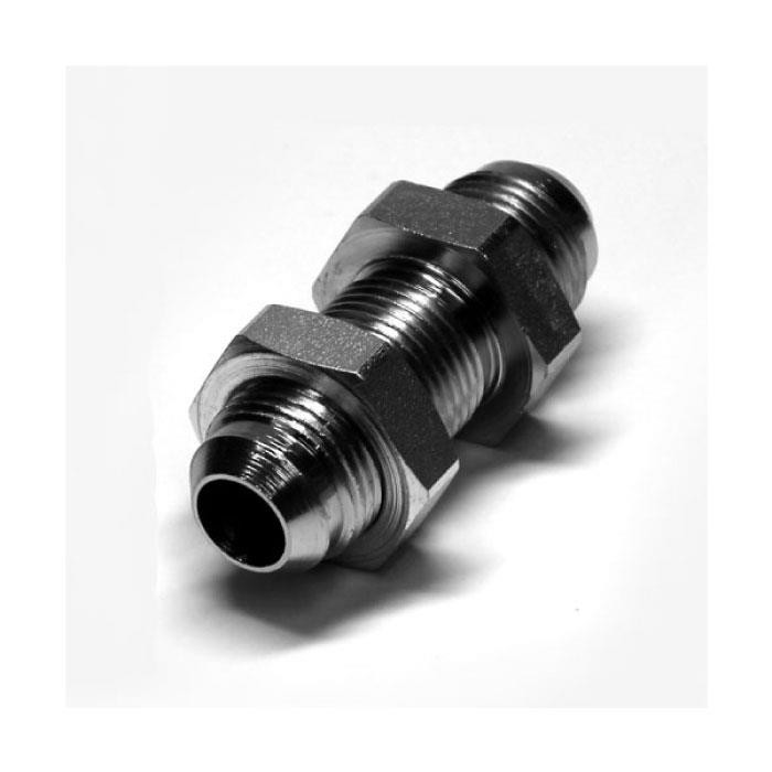 Adapteur passe-cloison mâle/mâle JIC Adapteur passe-cloison mâle/mâle JIC