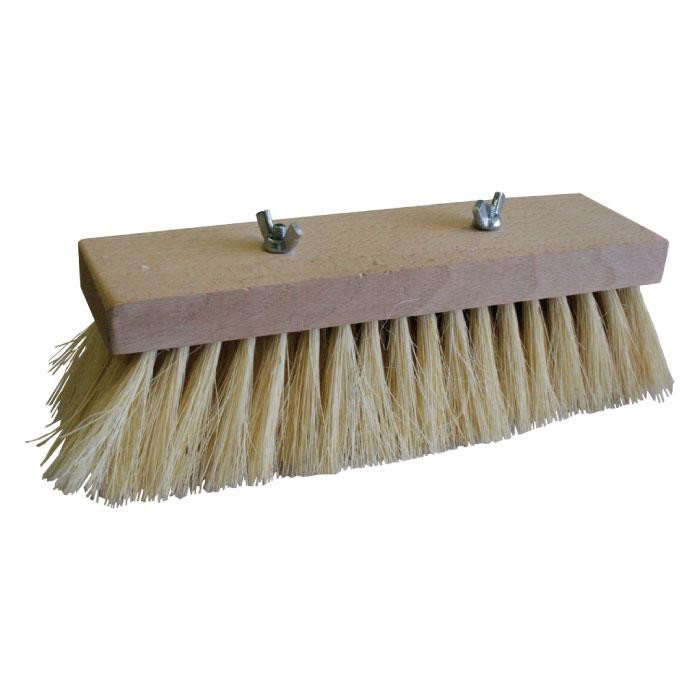 Brosse à asphalte en bois plat tampico pure avec vis Brosse à asphalte en bois plat tampico pure avec vis