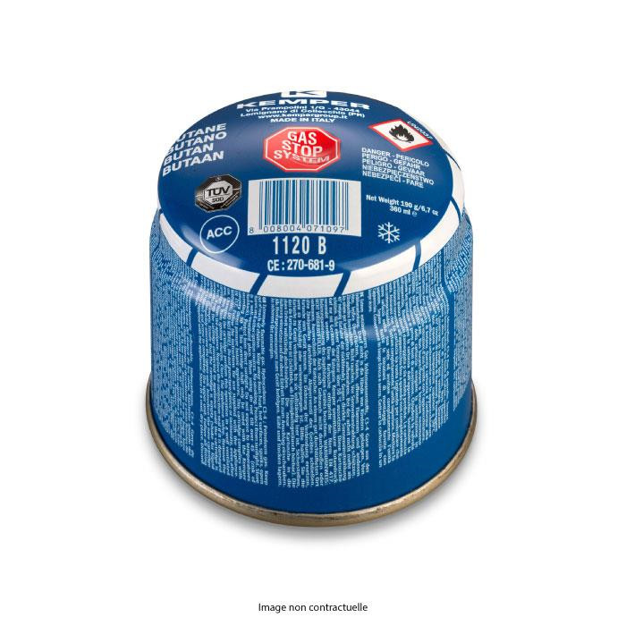 Cartouche de gaz STOP-GAZ Butane, 190gr, EN 417 (EX KF 1120S) Cartouche de gaz STOP-GAZ Butane, 190gr, EN 417 (EX KF 1120S)