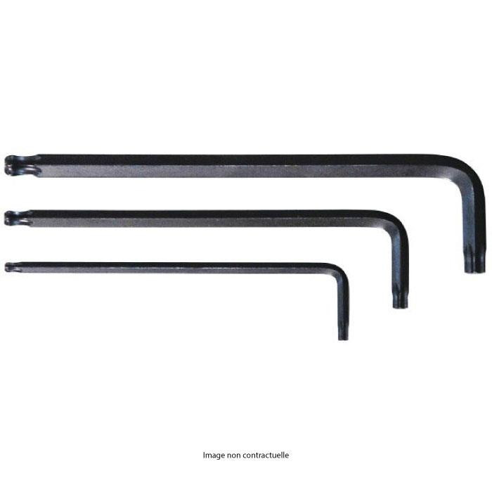 Clé allen  TX8 avec tête sphérique Clé allen  TX8 avec tête sphérique