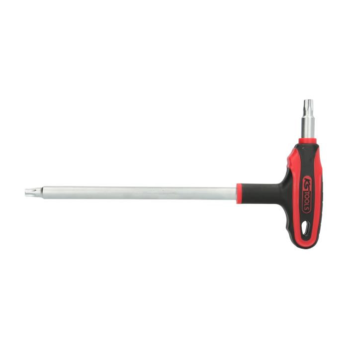 Clé mâle percé Torx, poignée en T - Clé mâle percé Torx, poignée en T -