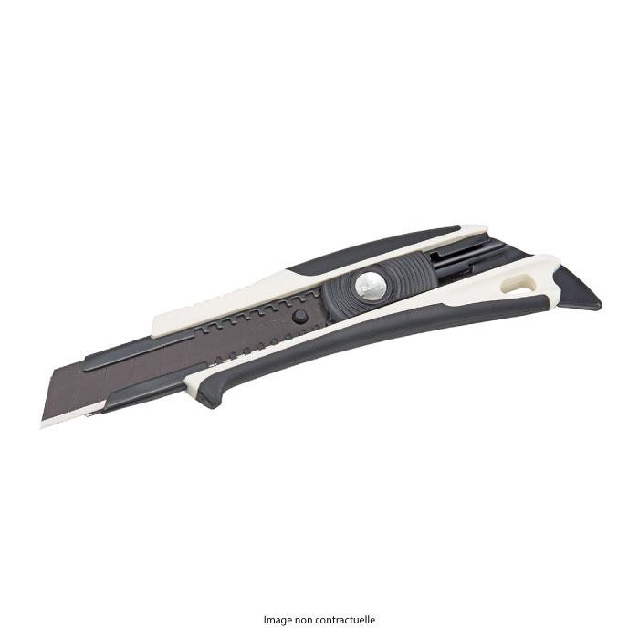 Cutter 'Premium' 18 mm avec renfort métallique - auto-lock Cutter 'Premium' 18 mm avec renfort métallique - auto-lock