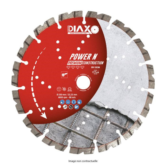 Disque diamanté "POWER N" - Premium Construction Disque diamanté "POWER N" - Premium Construction