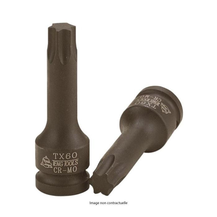 Douille à choc  1/2 l.78mm long tx10 Douille à choc  1/2 l.78mm long tx10