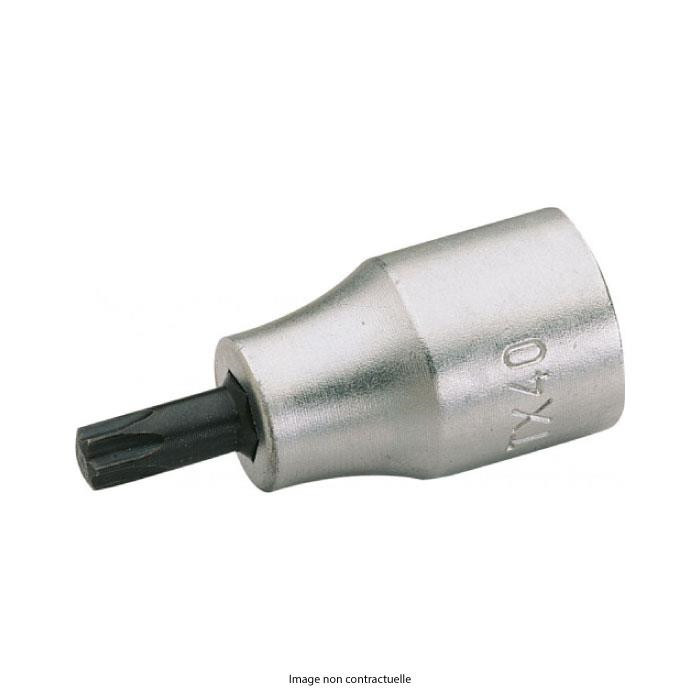 Douille tournevis 1/4" monobloc pour empreinte "Torx" - Douille tournevis 1/4" monobloc pour empreinte "Torx" -