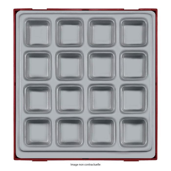 DTC-tray vide av. 16 compartiments DTC-tray vide av. 16 compartiments