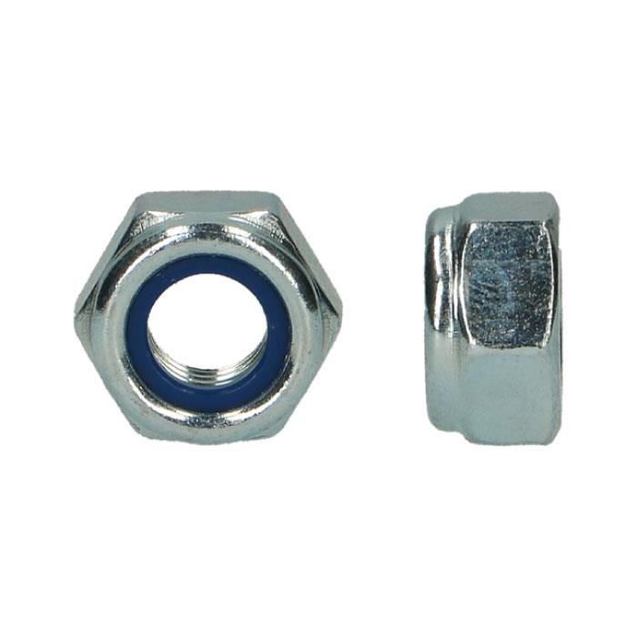 Ecrou de sécurité hexagonal Cl 10 DIN985 Zn 200 pces Ecrou de sécurité hexagonal Cl 10 DIN985 Zn 200 pces