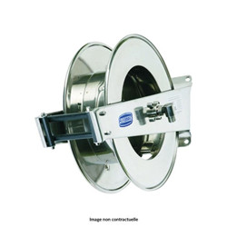 Enrouleur automatique en inox pour tuyau de 20 mètres 1/2"