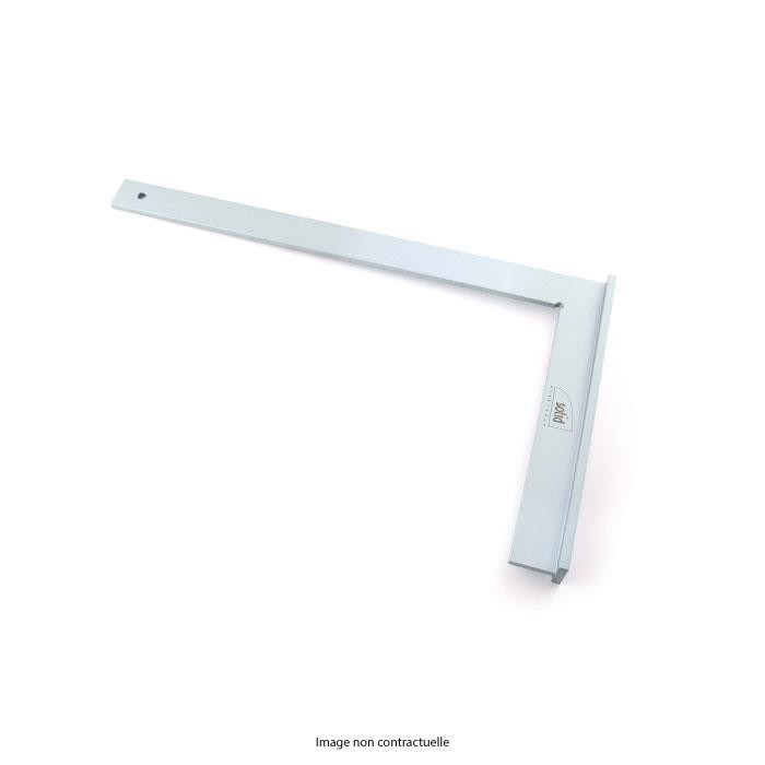 Equerre de maçon avec talon, zinguée - Equerre de maçon avec talon, zinguée -