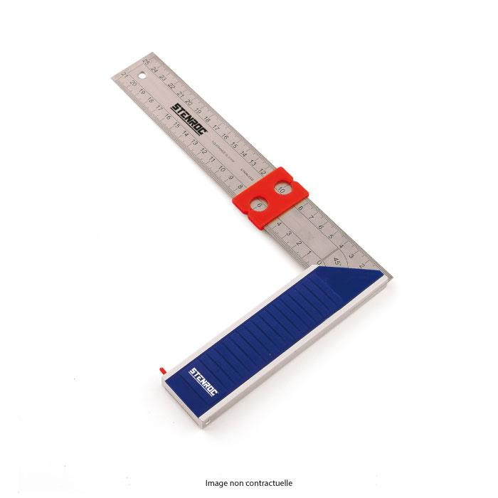 Equerre de menuisier en inox Equerre de menuisier en inox