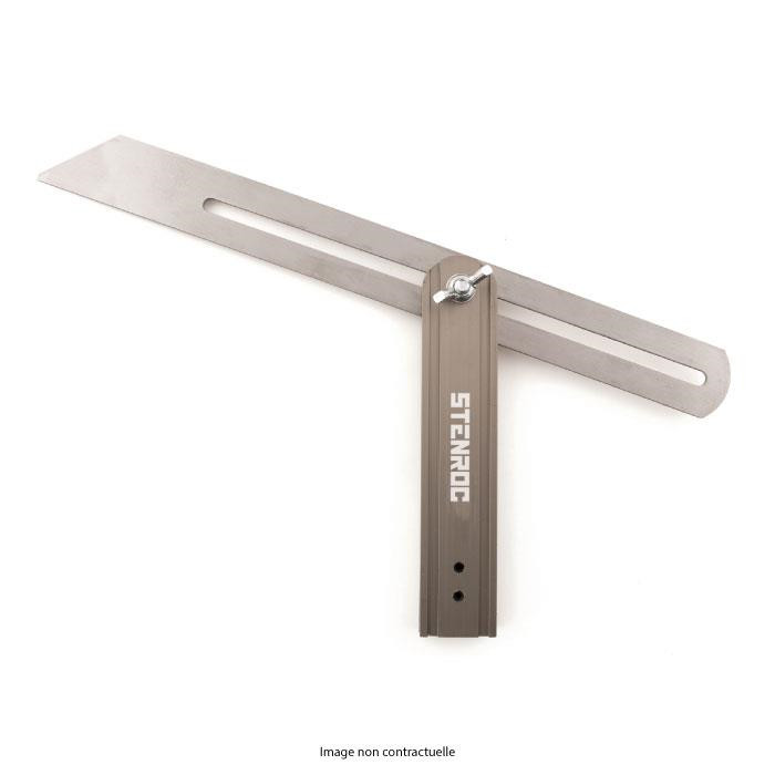 Fausse équerre à coulisse 300 mm, talon alu, lame inox Fausse équerre à coulisse 300 mm, talon alu, lame inox