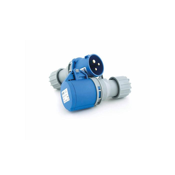 Fiche CEE femelle - 3 pôles - 2P + T - 250V - 16A Fiche CEE femelle - 3 pôles - 2P + T - 250V - 16A