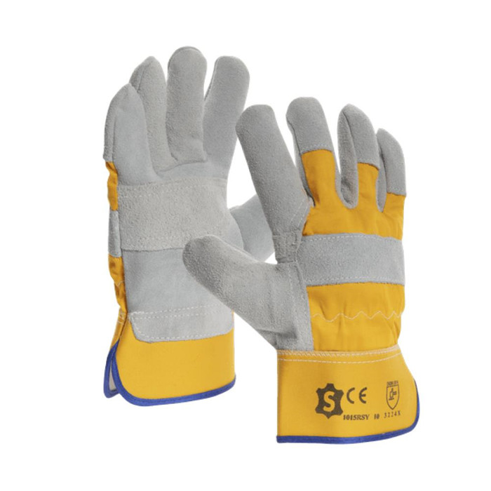 Gant docker cuir croûte de bovin Taille Unique 1015RSY Gant docker cuir croûte de bovin Taille Unique 1015RSY