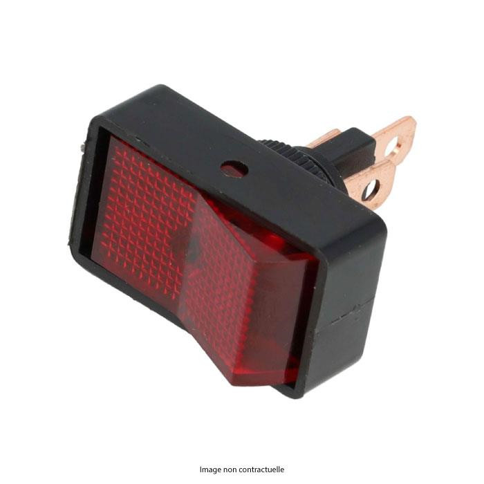 INTERRUPTEUR ROUGE 16A 12V INTERRUPTEUR ROUGE 16A 12V