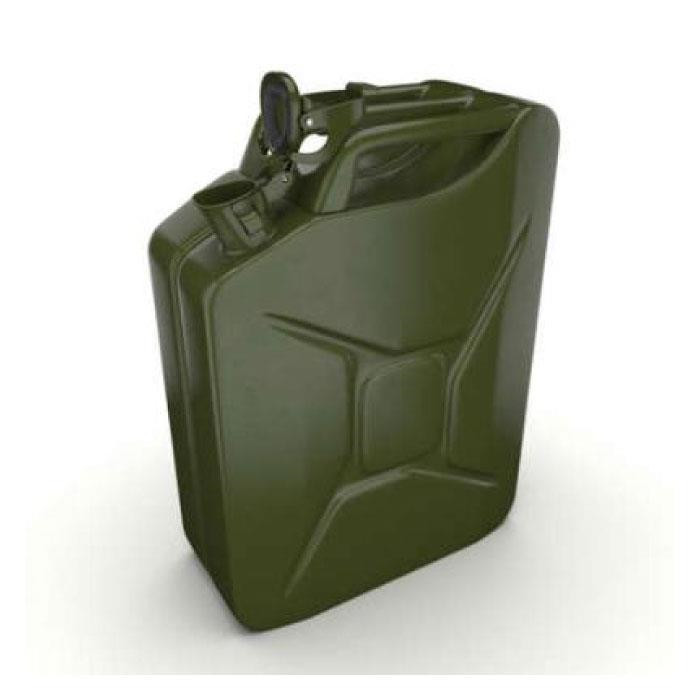 Jerrican vert kaki - 20L acier Jerrican vert kaki - 20L acier