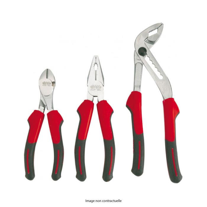 Jeu de 3 pinces bimatière Jeu de 3 pinces bimatière