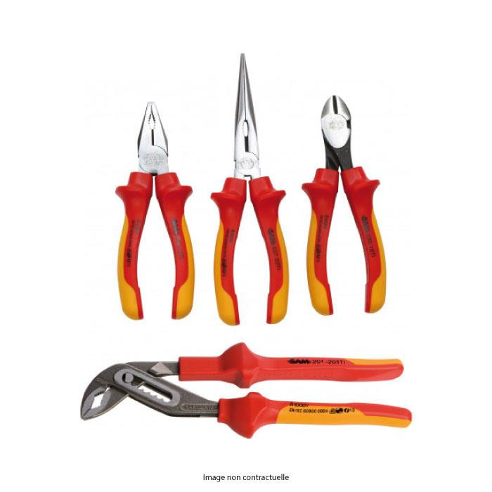 Jeu de 4 pinces isolées 1000V Jeu de 4 pinces isolées 1000V