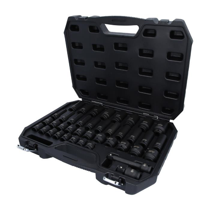 Jeu de douilles à chocs 6 pans 1/2" - 40 PCS Jeu de douilles à chocs 6 pans 1/2" - 40 PCS