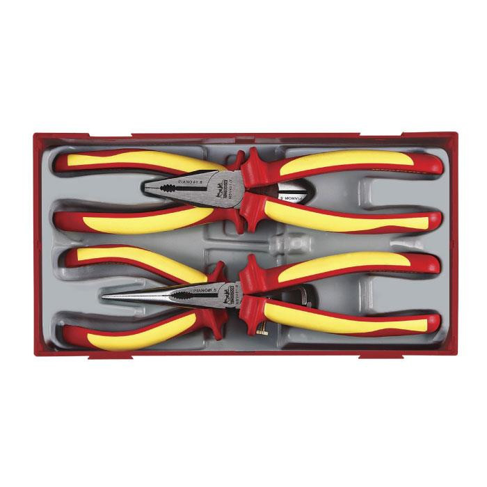 Jeu de pinces 1000V Tc-tray 4pcs. Jeu de pinces 1000V Tc-tray 4pcs.