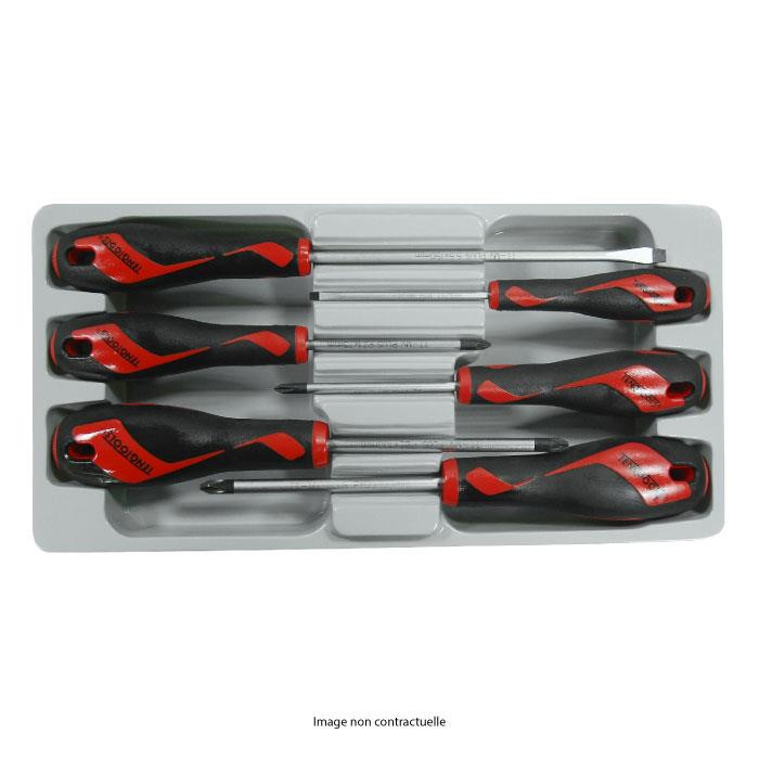 Jeu tournevis PL/PZ/PH 6 dlg. MD906N Jeu tournevis PL/PZ/PH 6 dlg. MD906N