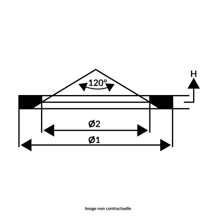 Joint d'étanchéité plat NBR 1/8'' BSP et M10 pour raccord d'implantation Joint d'étanchéité plat NBR 1/8'' BSP et M10 pour raccord d'implantation