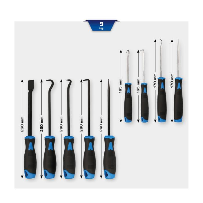 Kit d'outils grattoirs-crochets - 9 PCS Kit d'outils grattoirs-crochets - 9 PCS