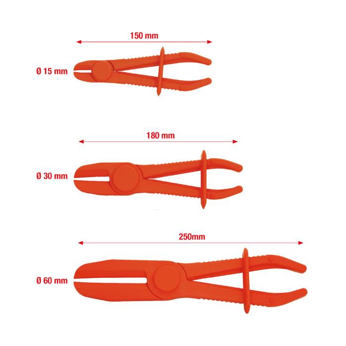 Kit de pinces de débranchement de tuyaux - 3 PCS Kit de pinces de débranchement de tuyaux - 3 PCS