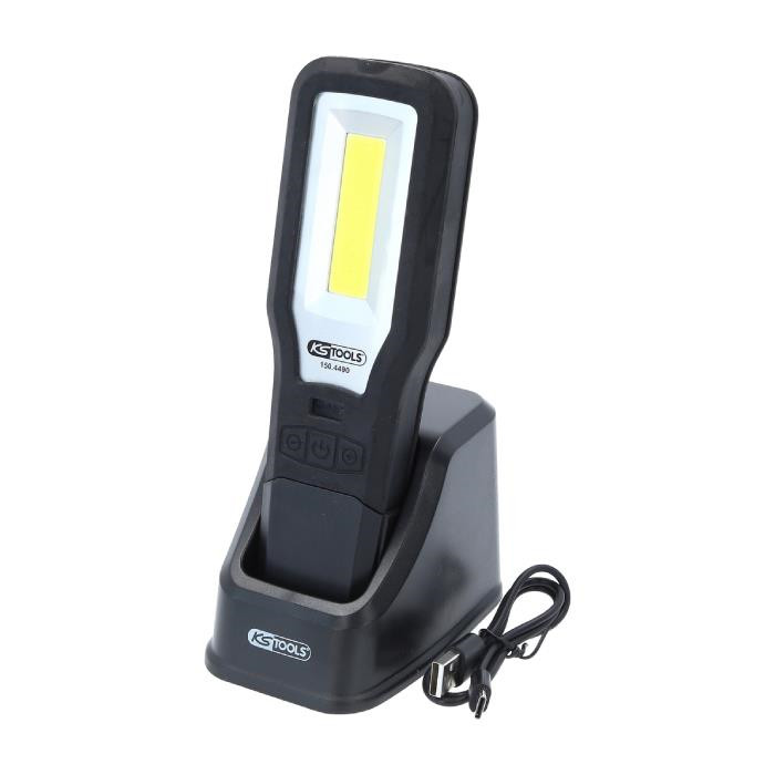 Lampe à main d’atelier mobile, rabattable, 550 Lumens Lampe à main d’atelier mobile, rabattable, 550 Lumens