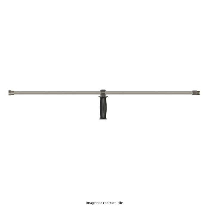 Lance avec poignée et manchon 1/4" F NPT en acier inoxydable  Seul. 1000 mm Lance avec poignée et manchon 1/4" F NPT en acier inoxydable  Seul. 1000 mm