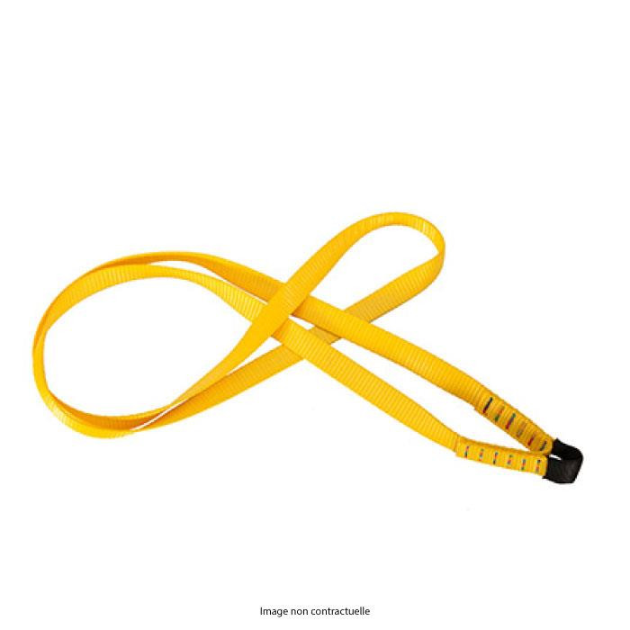 Longe d'ancrage sangle jaune Longe d'ancrage sangle jaune