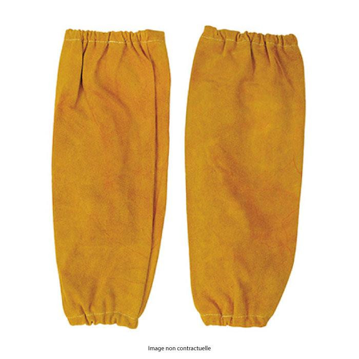 MANCHETTES SOUDURE EN CUIR BRUN SW20, MANCHETTES SOUDURE EN CUIR BRUN SW20,