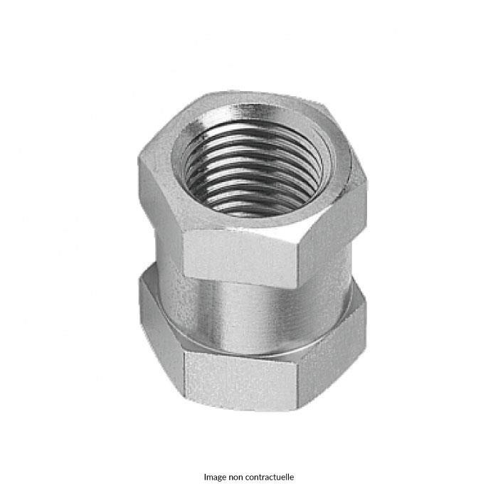 Manchon cylindrique égal femelle-femelle Manchon cylindrique égal femelle-femelle