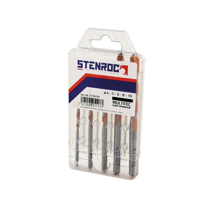 Mèche universal - "MULTITEC GOLD" - SET 4+5+6+8+10 mm Mèche universal - "MULTITEC GOLD" - SET 4+5+6+8+10 mm