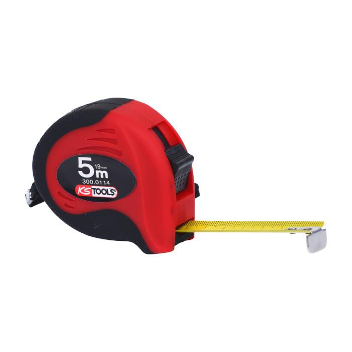 Mètre à ruban avec blocage, 5 m x19 mm Mètre à ruban avec blocage, 5 m x19 mm