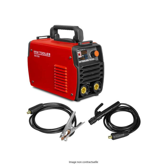 MW-TOOLS Poste à souder electrode LCD 220A + acc. MW-TOOLS Poste à souder electrode LCD 220A + acc.