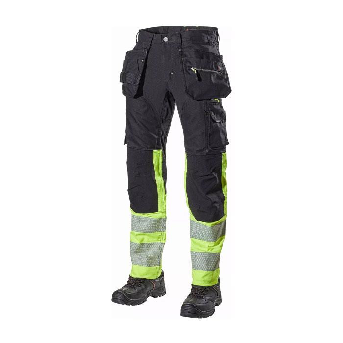 Pantalon de travail haute visibilité classe 1 avec poches externes 1071PB Pantalon de travail haute visibilité classe 1 avec poches externes 1071PB