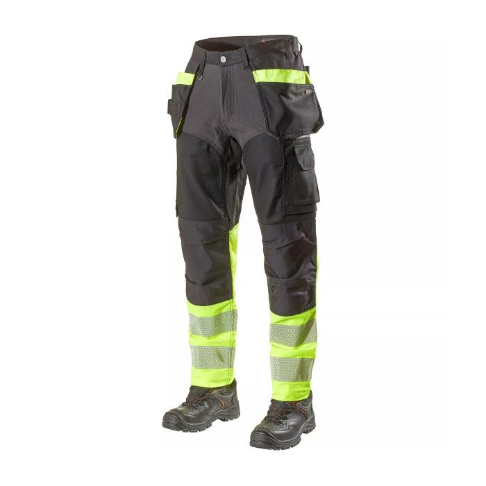 Pantalon de travail haute visibilité classe 1 avec poches externes - 1074PB Pantalon de travail haute visibilité classe 1 avec poches externes - 1074PB