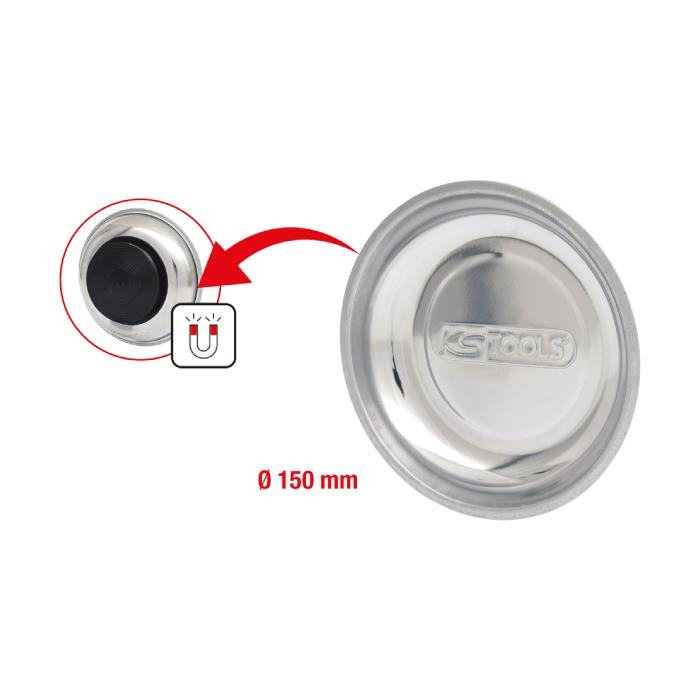 Plateau magnétique, diamètre de 150mm Plateau magnétique, diamètre de 150mm