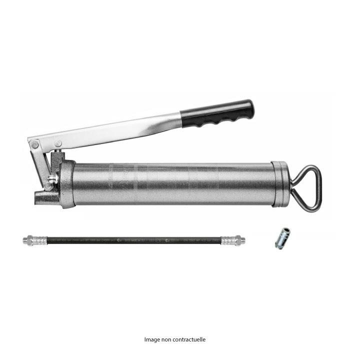 Pompe à graisse 4 mors avec flexible Pompe à graisse 4 mors avec flexible