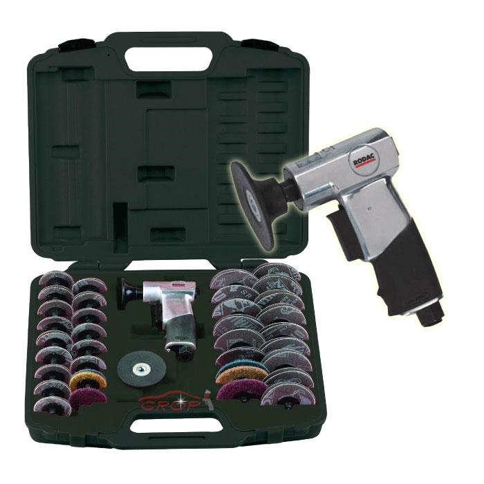 Ponceuse orbitale en coffret avec accessoires. Ponceuse orbitale en coffret avec accessoires.