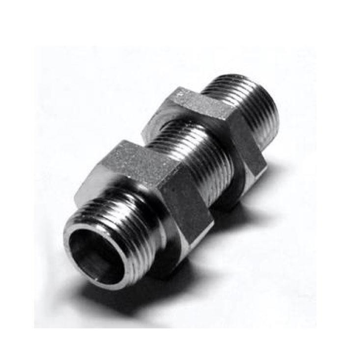 Raccord à bague passe-cloison union double mâle série L Raccord à bague passe-cloison union double mâle série L