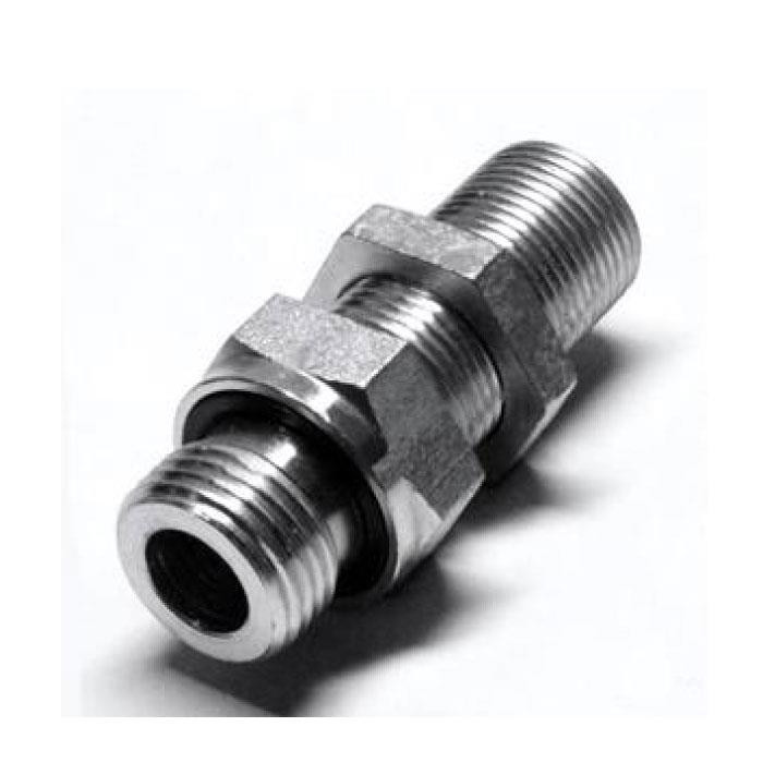 Raccord à bague passe-cloison union mâle série S/BSP Raccord à bague passe-cloison union mâle série S/BSP