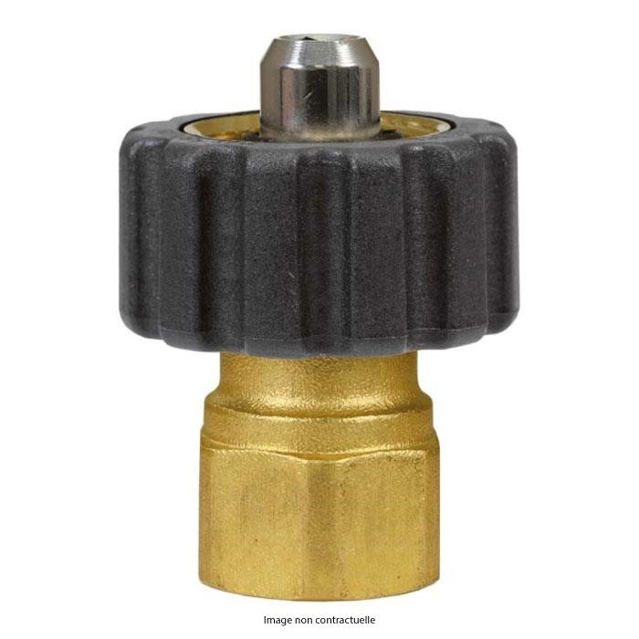 Raccord femelle pvotante 1/2" - femelle fixe Raccord femelle pvotante 1/2" - femelle fixe