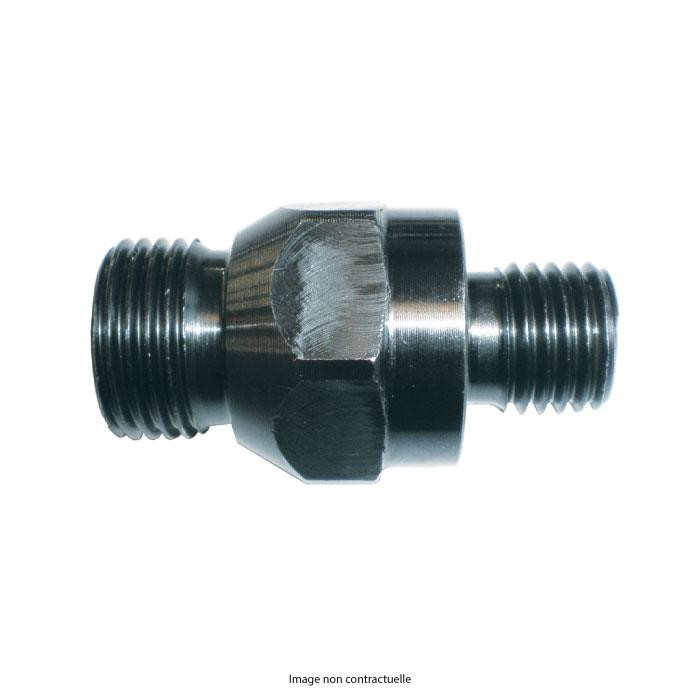 Raccord pour mèche à carotter R 1/2" (M) x M16x2 (M) Raccord pour mèche à carotter R 1/2" (M) x M16x2 (M)