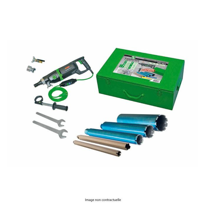 SET Carotteuse diamant - ETN 162/3 - 5 couronnes 5/4" - 3 couronnes 1/2" SET Carotteuse diamant - ETN 162/3 - 5 couronnes 5/4" - 3 couronnes 1/2"