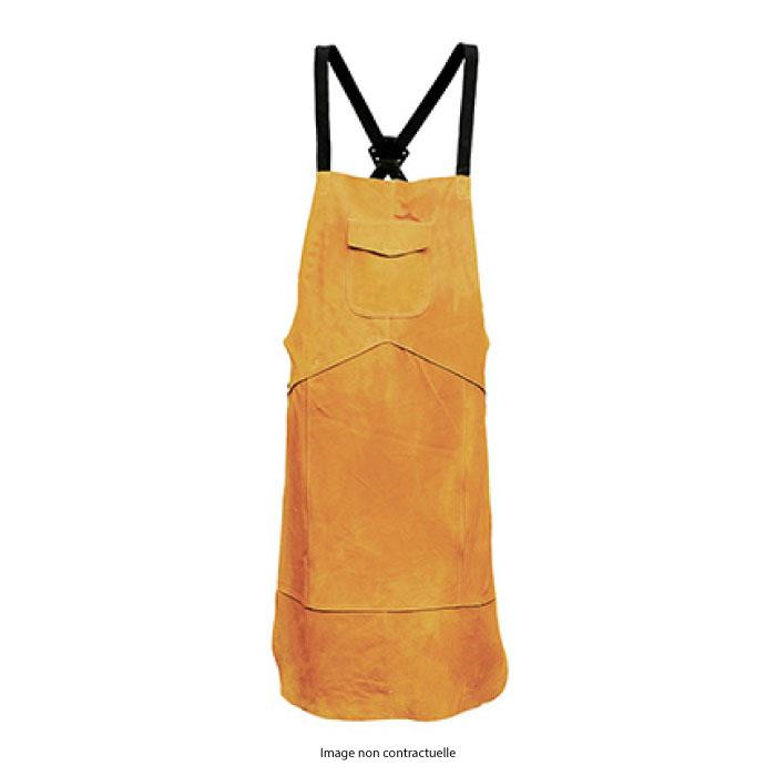 Tablier soudeur en cuir brun SW10 Tablier soudeur en cuir brun SW10